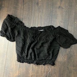 Brandy Melville Off the Shoulder Crop Top